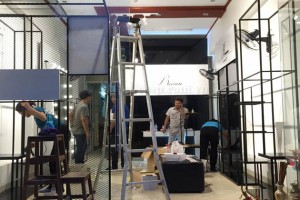 Những hình ảnh thực tế sau thi công shop thời trang 